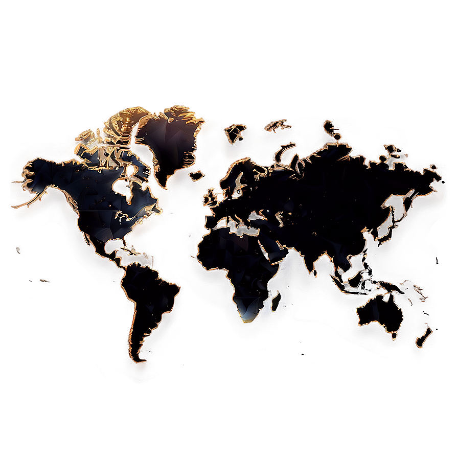 High Resolution World Map Vector Png 12