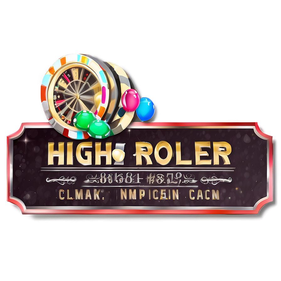 High Roller Casino Signage