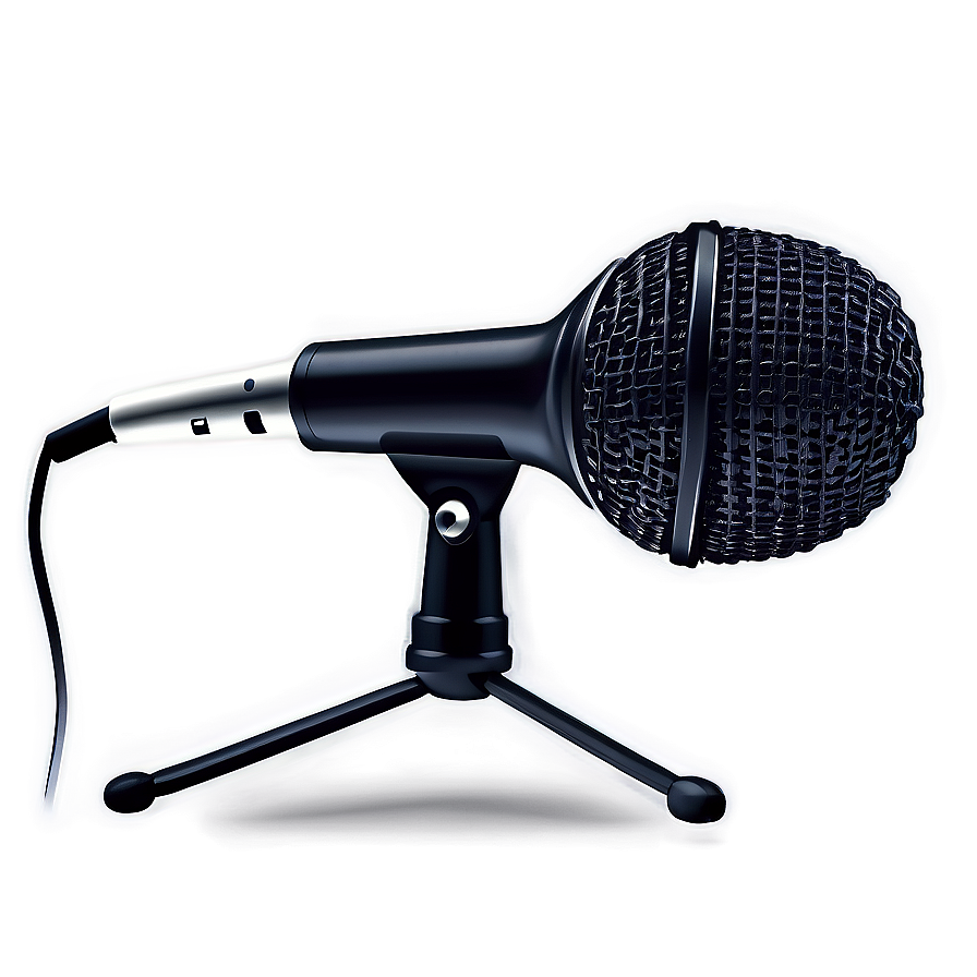 High Sensitivity Microphone On Stand Png 29