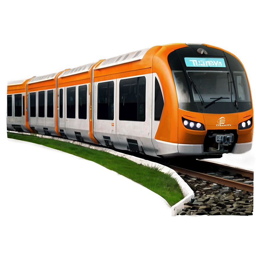 High-speed Metro Train Png 11