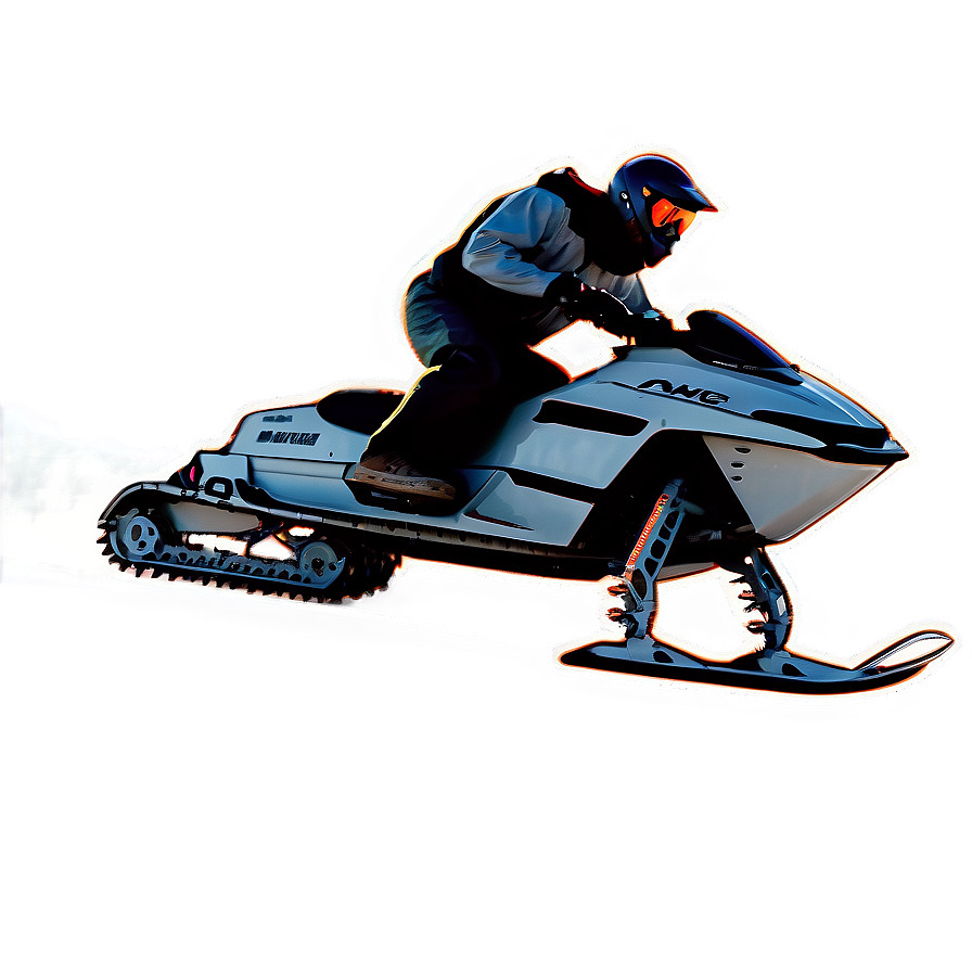 High-speed Snowmobile Chase Png 75