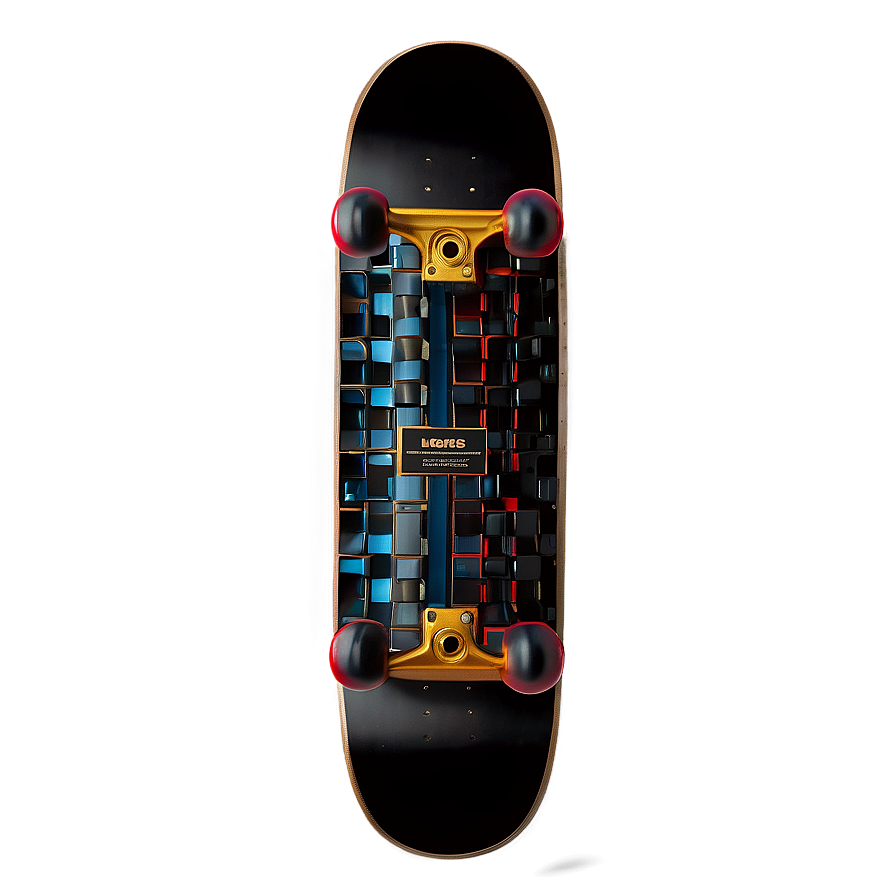 High Tech Skateboard Deck Visual Png Sov