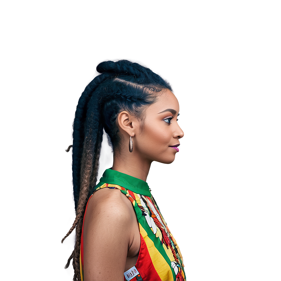 High Top Dreadlocks Styles Png 4