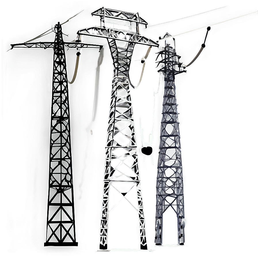 High Voltage Utility Pole Png Ehl