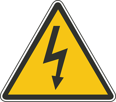 High Voltage Warning Sign