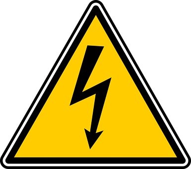 High Voltage Warning Sign