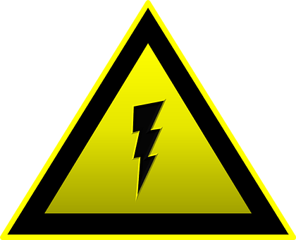 High Voltage Warning Sign