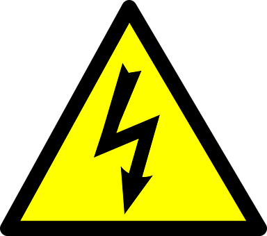 High Voltage Warning Sign