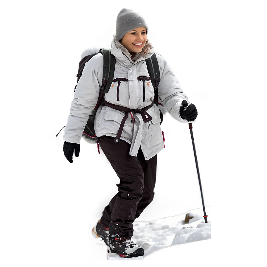 Hiker In Snow Png Pjq61