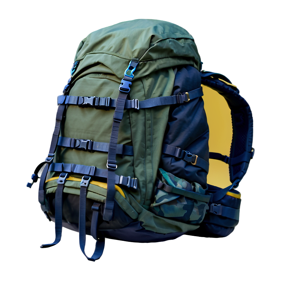 Hiking Backpack Loaded Png Npe85