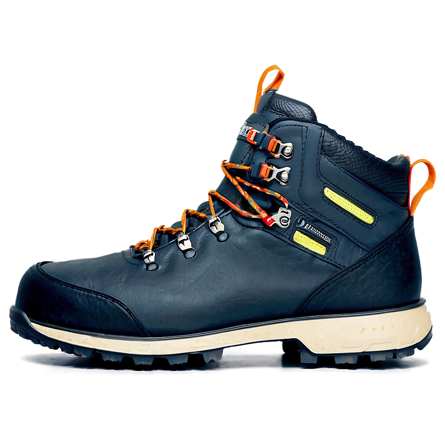 Hiking Boot With High Traction Sole Png Bhg75