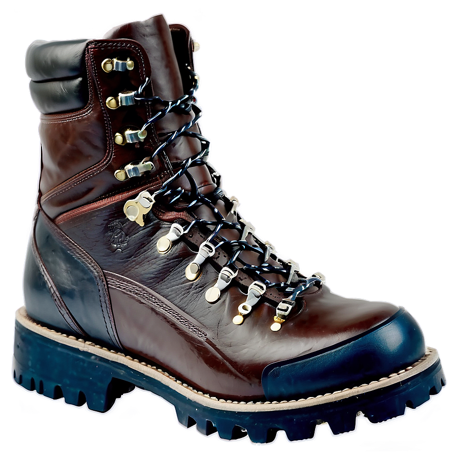 Hiking Boot With High Traction Sole Png Psx65