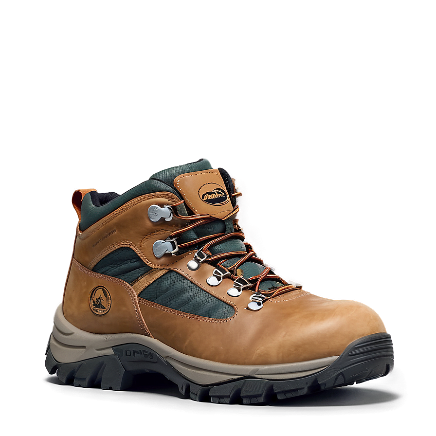 Hiking Boot With Rugged Outsole Png Gmt46