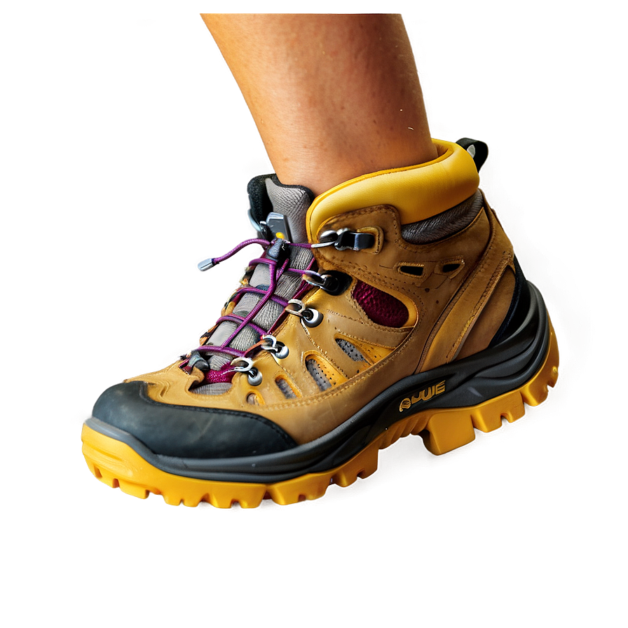 Hiking Boot With Ventilation System Png 06282024