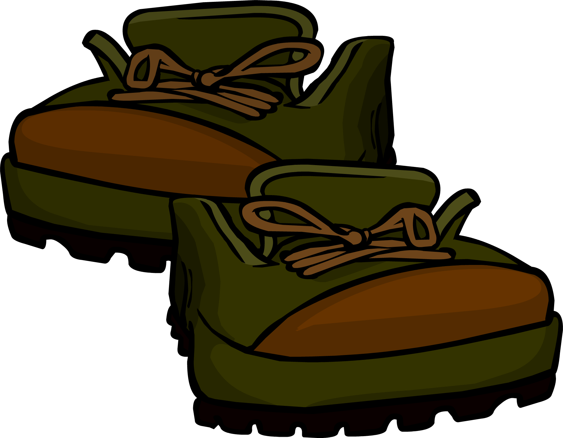 Hiking Boots Illustration