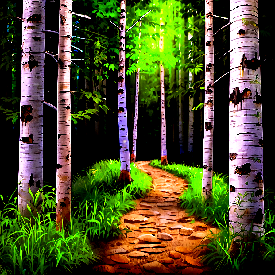 Hiking Path Through Woods Png Xxl87