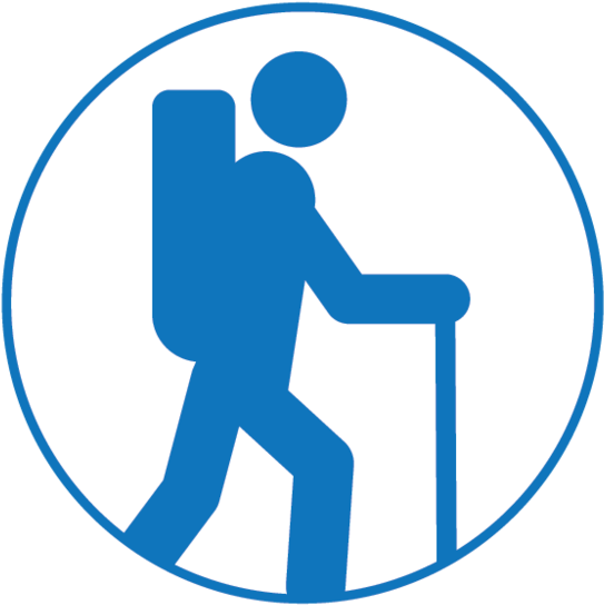 Hiking Trail Symbol Icon