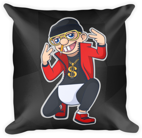 Hip Hop Character Cushion Design