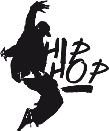 Hip Hop Dance Silhouette Logo