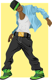 Hip Hop_ Dancer_ Illustration