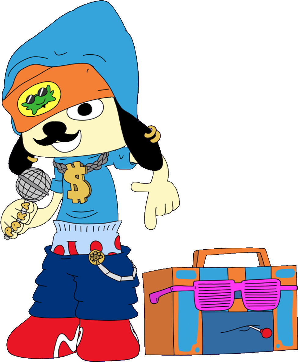 Hip Hop Dog Cartoon Character