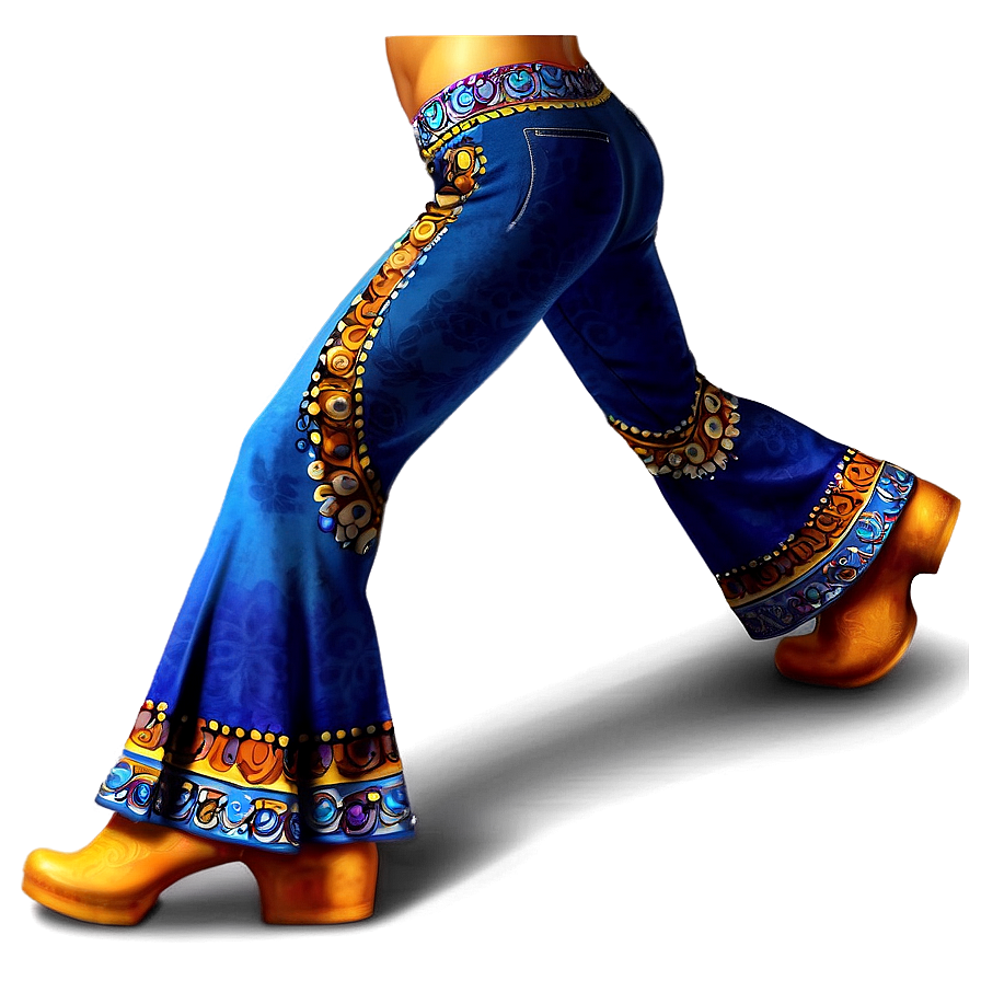 Hippie Bell Bottoms Png Yuo41