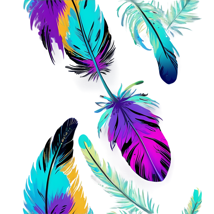 Hippie Boho Feathers Png Jdp