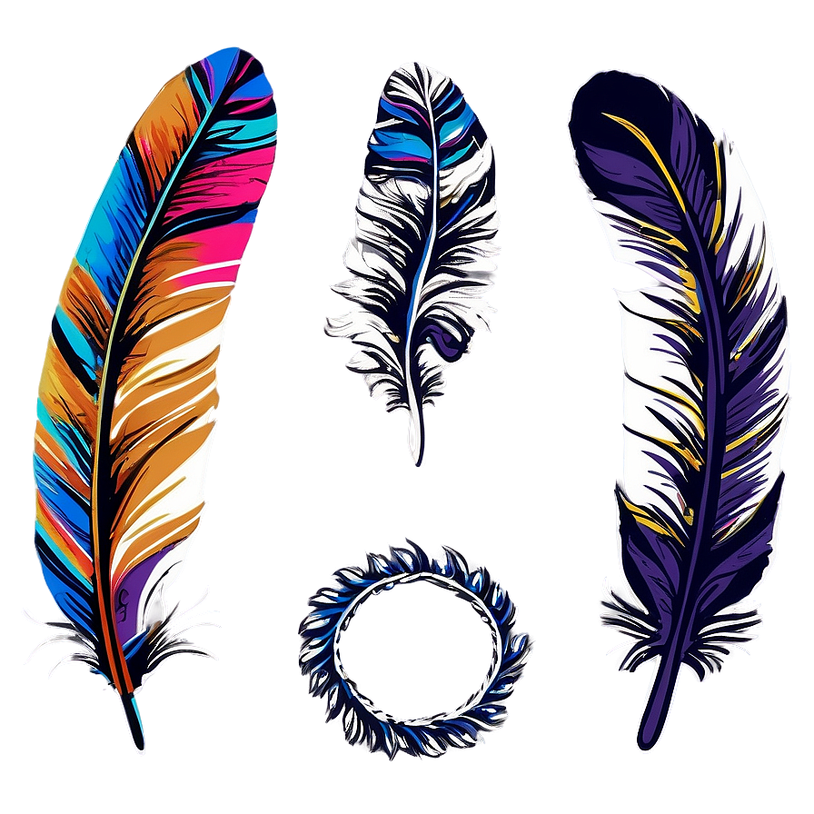 Hippie Boho Feathers Png Ywj