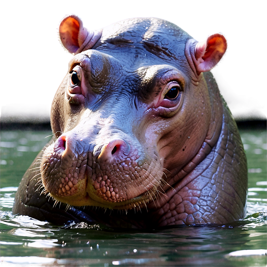 Hippo Bathing Png 34