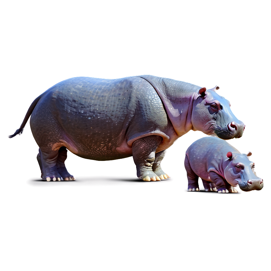 Hippo Family Png 73