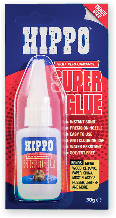 Hippo High Performance Super Glue Packaging