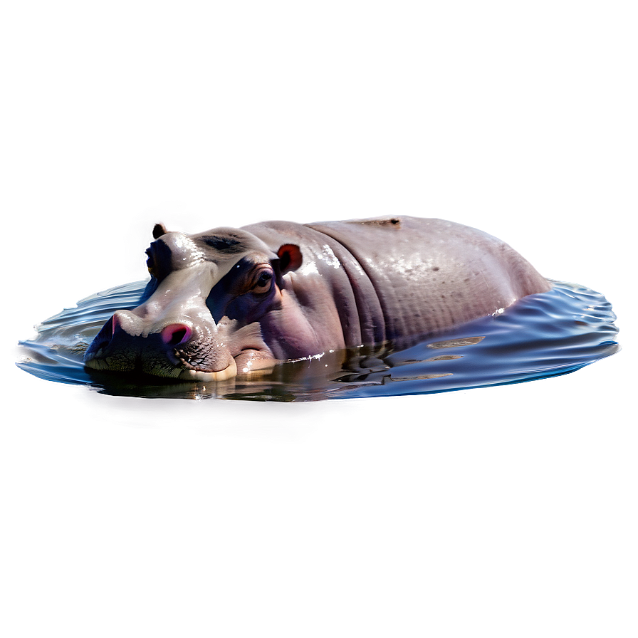 Hippo In Water Png Jgn80