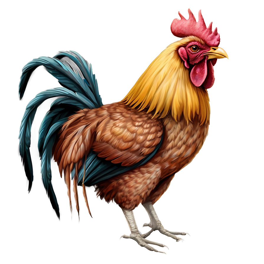 Hipster Rooster Drawing Png Mmd