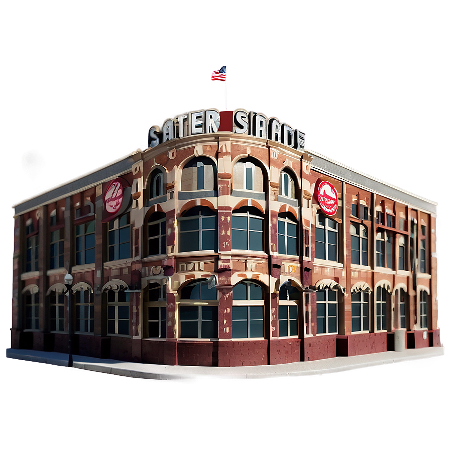 Historic Baseball Stadium Facade Png Eqs31