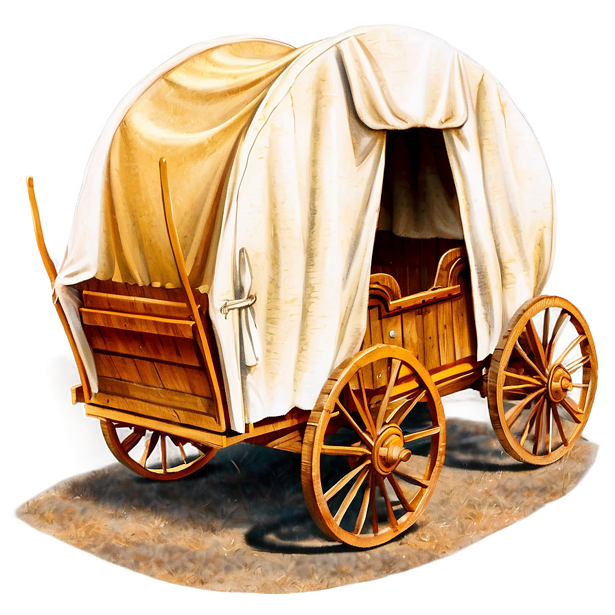 Historical Covered Wagon Image Png Gck