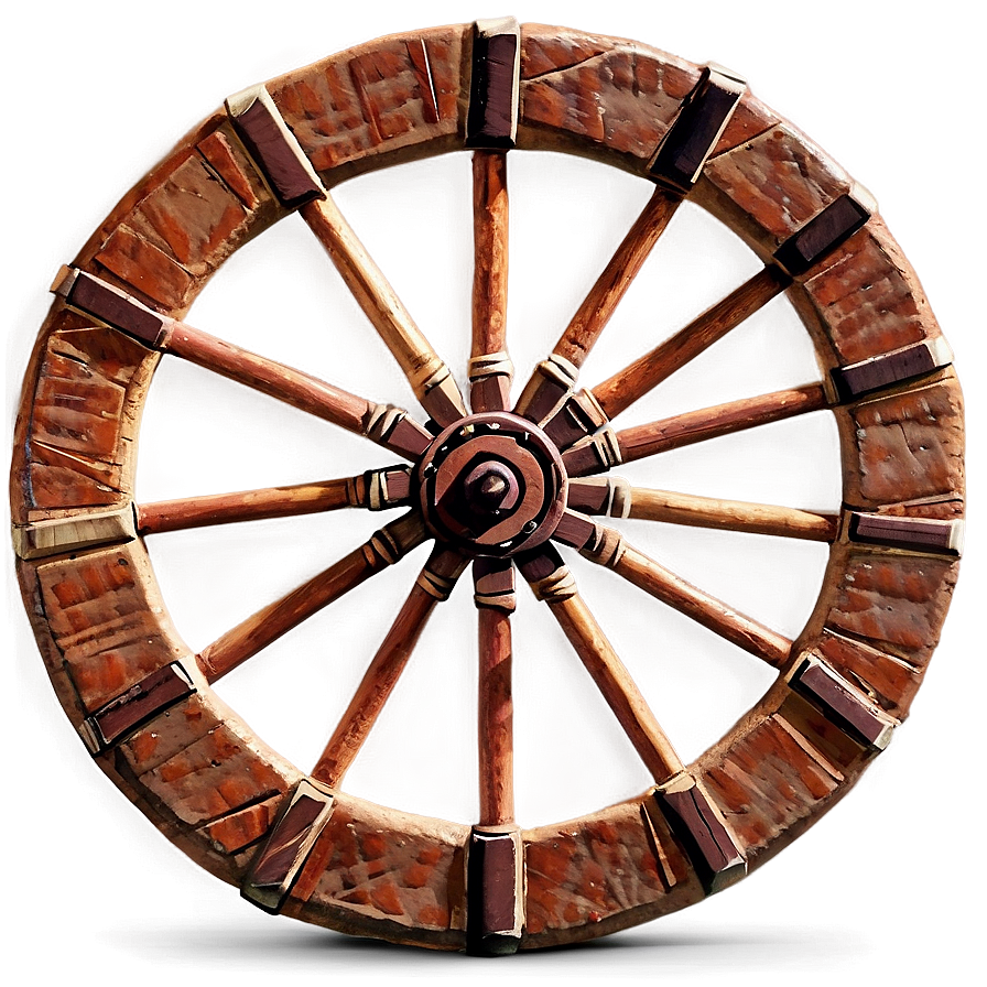 Historical Wagon Wheel Replica Png 19