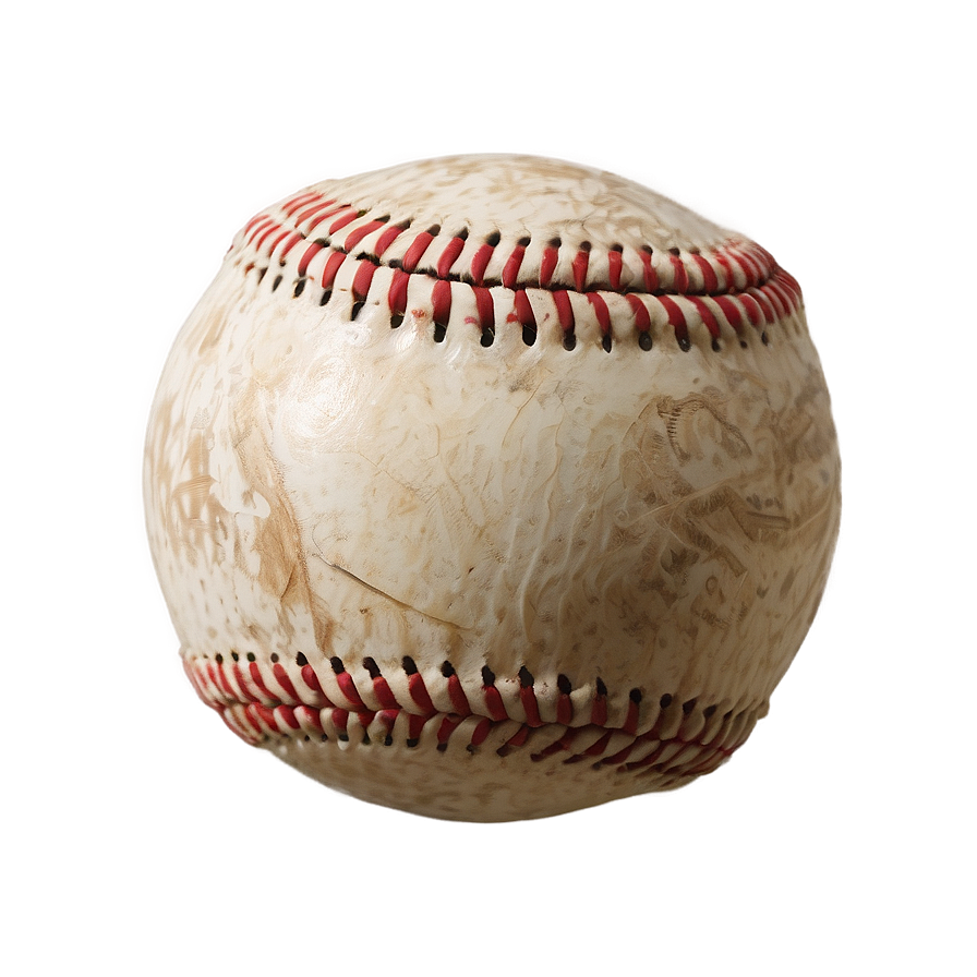 Historically Aged Baseball Png 06282024