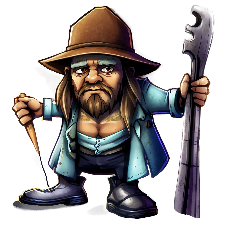 Hobo Character Illustration Png 46