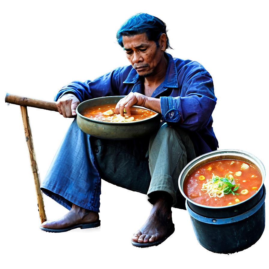 Hobo Cooking Soup Png Ncd83