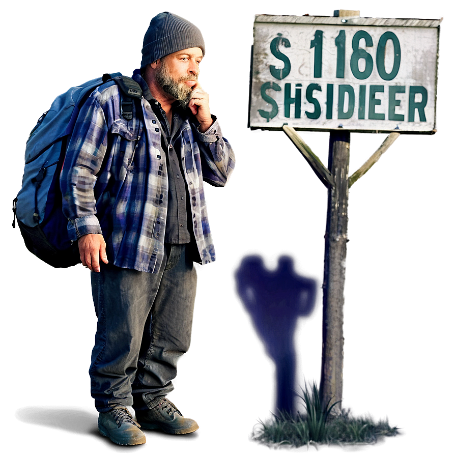 Hobo In Urban Setting Png Rbx