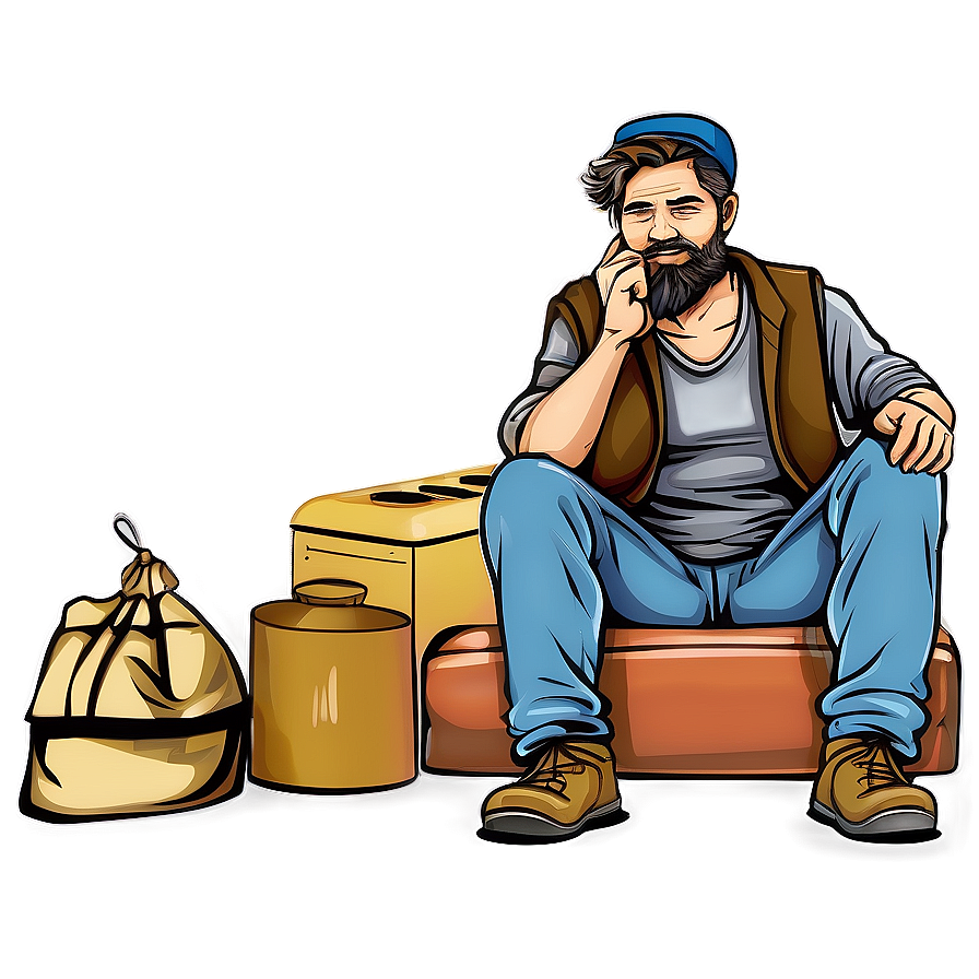 Hobo Lifestyle Vector Png Jjg83