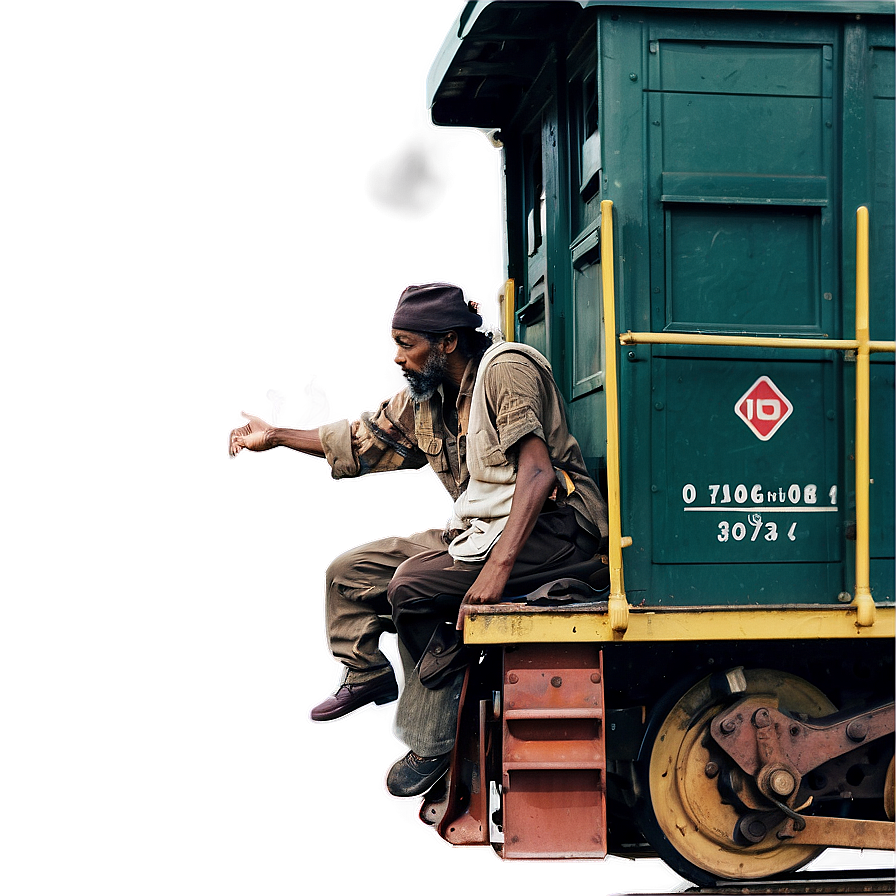 Hobo Train Hopping Png Wls