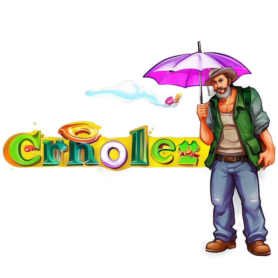 Hobo With Umbrella Png 06242024