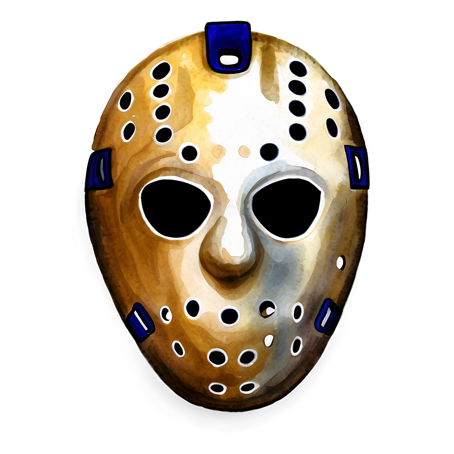 Hockey Mask In Watercolor Png 06212024