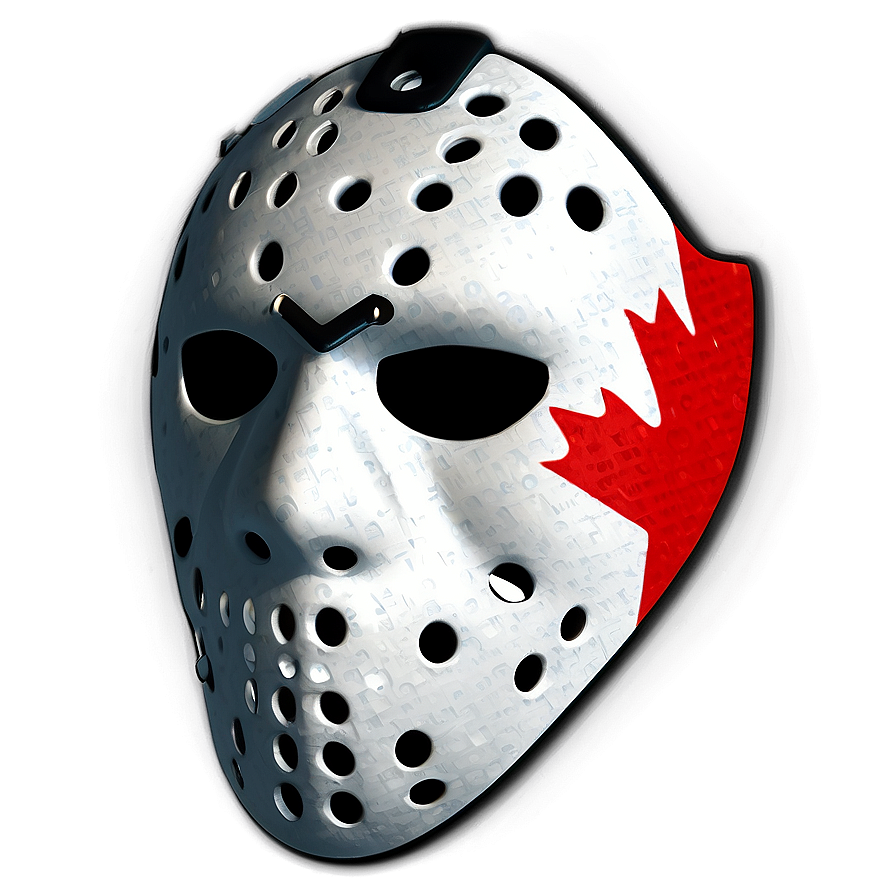 Hockey Mask With Canadian Flag Png Uqe30