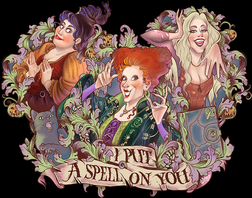 Hocus Pocus Sanderson Sisters Illustration