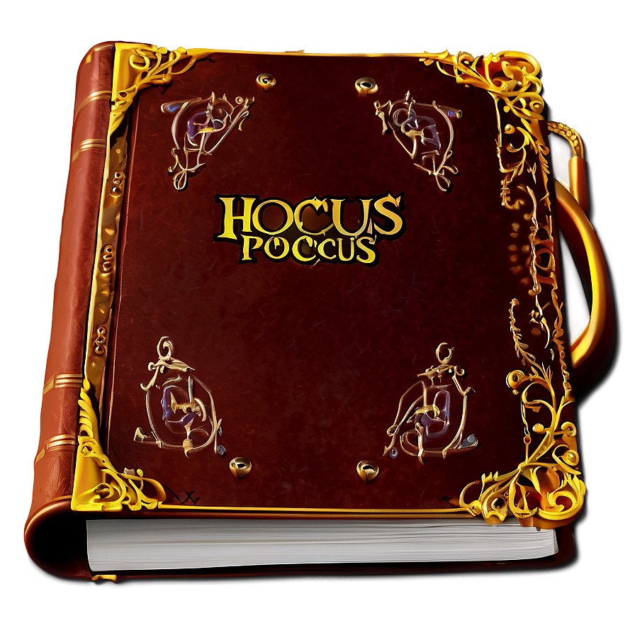 Hocus Pocus Spellbook Cover Png 46