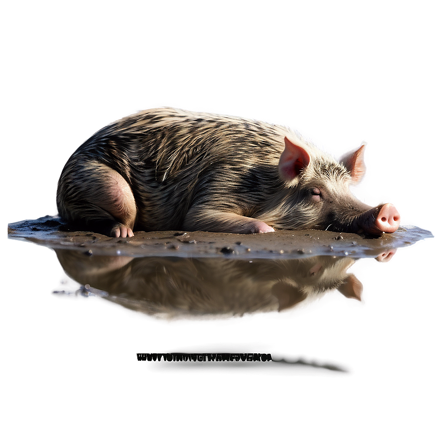 Hog In Mud Png 25