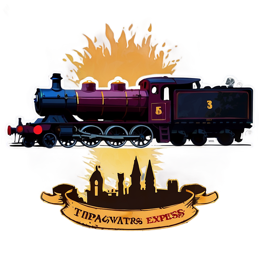 Hogwarts Express Silhouette Png 06292024