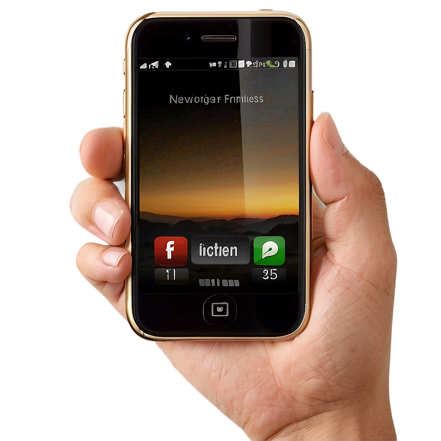 Holding Phone Png Mpo